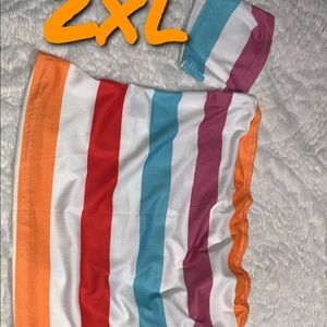 Multiple color crop top